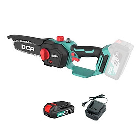 Mua MÁY CƯA XÍCH KHÔNG CHỔI THAN DÙNG PIN 20VMAX/2AH SẠC 2A DCA ADML20081DM - HÀNG CHÍNH HÃNG