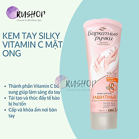 Kem dưỡng da tay Silky Hand Vit C mật ong dưỡng ẩm sáng da