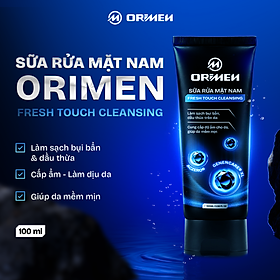 Sữa Rửa Mặt Nam Orimen Fresh Touch Cleansing Cho Da Dầu Mụn, Làm Sạch Dầu Thừa, Kiểm Soát Bã Nhờn