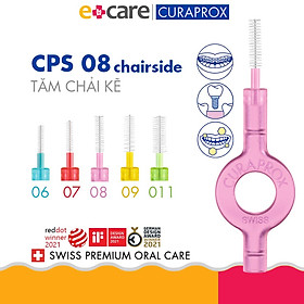 Bộ 4 bàn chải kẽ răng CURAPROX CPS chairside - Hồng 0.8mm