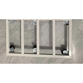 Mua Kệ giá đỡ chậu hoa cây cảnh bằng sắt sơn tĩnh điện kích thước 30x50cm có bánh xe di chuyển dễ dàng