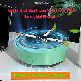 Gạt Tàn Hút Khói Thuốc Thông Minh Tạo Ion Âm Lọc Không Khí Hút Khói Tự Động Kiểu Dáng Sang Trọng Tặng Kèm Vòng Thơm Phòng