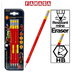 Vỉ 4 Bút Chì HB La Roja - MP RF008