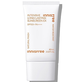 Kem chống nắng lâu trôi innisfree Intensive Long Lasting Sunscreen SPF50+ PA++++ 60ml (New 2023)