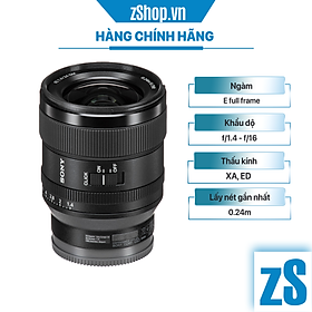 Mua Ống Kính Sony FE 24mm f/1.4 GM (Hàng Chính Hãng)