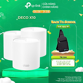 Bộ phát wifi mesh tp-link deco x10 chuẩn wifi 6 ax 1500mbps