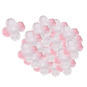 2X 500 Pieces Artificial Silk Rose Petals Wedding Flower Pink Champagne
