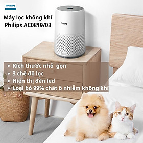 Mua Máy lọc không khí Philips AC0819/03 bộ lọc Hepa và Cảm biến thông minh - Hàng nhập khẩu