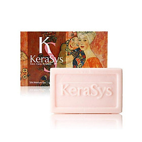 Xà bông tắm giúp da mịn màng và dưỡng ẩm hiệu quả dành cho da khô KERASYS Silk Moisture Bar 100g - Hàn Quốc Chính Hãng