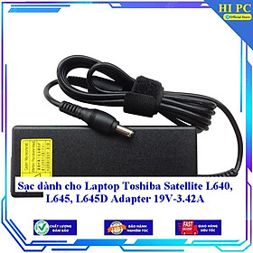 Sạc dành cho Laptop Toshiba Satellite L640 L645 L645D Adapter 19V-3.42A - Kèm Dây nguồn - Hàng Nhập Khẩu