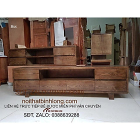 Mua kệ tivi kiểu nhật  kê ti vi gỗ sồi nga