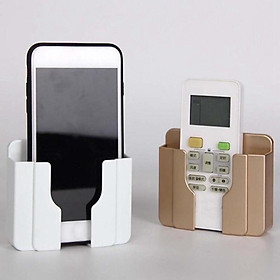 Giá đỡ dán tường treo remote , kệ treo sạc điện thoại (10x8,5cm), nhựa ABS cao cấp Kitchen