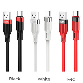 Mua Cáp Sạc Nhanh Hoco U72 Cổng Type-C Dây Silicon Siêu Bền - Hàng Chính Hãng