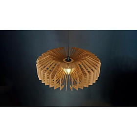 Đèn Gỗ DIY 174 thả trần decor trang trí