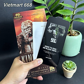 Hình ảnh Kính Cường Lực KingKong 9D Trong Suốt Dành Cho iPhone - Full Hộp Sắt Cao Cấp - Dán Full Màn - Hàng Chính Hãng