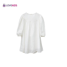 Váy babydoll dài tay cách điệu - Lovekids