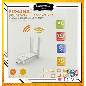 Wifi AC USB 600mpbs LV-UAC03D Pix-Link
