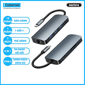 Mua Hub USB Type-C 9 in 1 cho Macbook  Laptop Remax RU-U91 - Hàng chính hãng