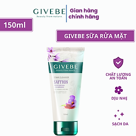 Hình ảnh Sữa rửa mặt 150 ml Givebe cấp ẩm ngăn mụn dưỡng trắng giảm nếp nhăn ngăn ngừa lão hóa