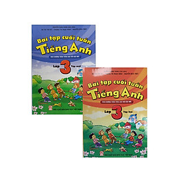 Combo bài tập cuối tuần Tiếng Anh lớp 3/1+3/2