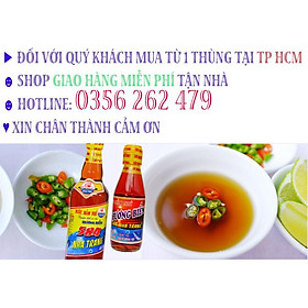 Thùng 6 chai Nước mắm Nhỉ Cá Cơm - 584 Nha Trang - Loại 25 độ đạm