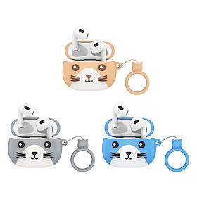 Mua Tai Nghe Bluetooth kèm bọc bảo vệ mèo siêu kute  âm thanh sống động - Hàng nhập khẩu