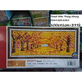 Mua TRANH GẮN ĐÁ CÂY TÀI LỘC 100X41CM