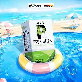 TPBVSK Viên uống men vi sinh KUDOS PROBIOTICS bổ sung lợi khuẩn đường ruột, tốt cho hệ tiêu hóa (30 viên/hộp)