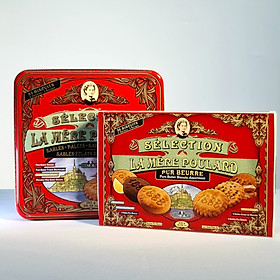 Bánh quy bơ - La Mère Poulard - Pure Butter Biscuits Assortment 6 Varieties 375g