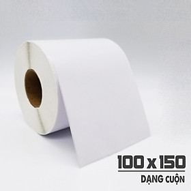 Mua Cuộn Decal Khổ A6 100x150mm 500 tem In Đơn Hàng TMDT