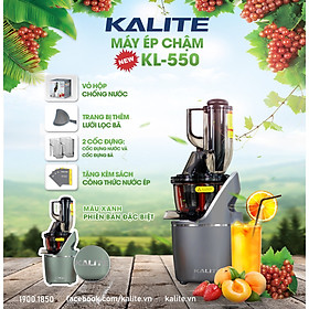 Máy Ép Chậm KALITE KL-550 - HÀNG CHÍNH HÃNG