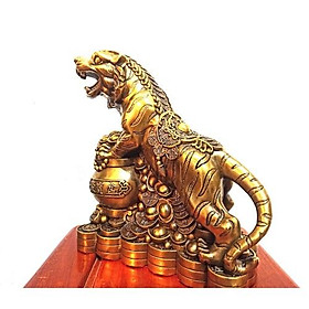 Hổ bằng đồng vàng, nhâm dần 2022, tượng hổ tài lộc, thịnh vượng