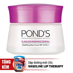 Kem Dưỡng Trắng Da Kiềm Dầu Ban Ngày Pond's Flawless Radiance Derma+ (50g)
