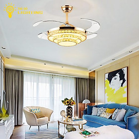 Mua Quạt Trần Đèn VinLed 69-CT2 (LM872) Led 3 Chế Độ Điều Khiển Từ Xa Thông Minh Tăng Chỉnh Ánh Sáng