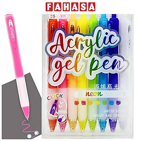 Bộ Bút Gel 8 Màu Acrylic 0.5 mm - Chosch G338