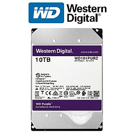 Ổ Cứng HDD Western Digital Purple 10TB 3.5 inch Sata 3 - Hàng Nhập Khẩu