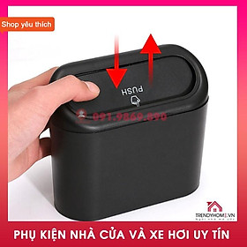 Thùng Rác Mini Để Trên Xe Ô Tô, Thùng Rác Đa Năng Văn Phòng