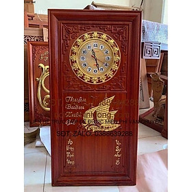 Mua đốc lịch đồng hồ gỗ hương đỏ đẹp