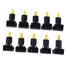 10 Pieces Auto Car Windshield Washer Sprayer Nozzle Black