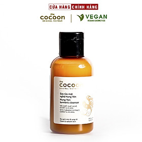 Sữa rửa mặt nghệ Hưng Yên Cocoon 140ml sáng mịn da thuần chay