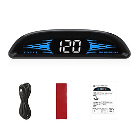 Car HUD Head-up Display Digital GPS Navigation Speedometer GPS Dual System with Overspeed Alarm Fatigue Driving Alarm
