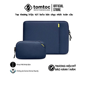 Túi chống sốc Tomtoc Defender Sleeve Kit cho Macbook - Kèm Túi phụ kiện, Hàng chính hãng