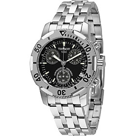 Đồng Hồ Nam Dây Thép Không Gỉ Tissot T17.1.486.55 (39mm) - Mặt Đen