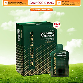 Nước uống Collagen Sắc Ngọc Khang hỗ trợ sáng da, tăng đàn hồi da, mịn màng và tươi tắn
