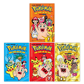 Sách Pokémon - Cuộc Phiêu Lưu Của Pippi Sun - Moon ( Combo Tập 1 - Tập 4)
