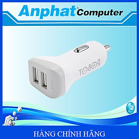 Mua Cốc Sạc Ô Tô ROBOT RT-C06/ RT-C07 2 Cổng USB 2.4A Kèm Cáp Sạc - Hàng Chính Hãng