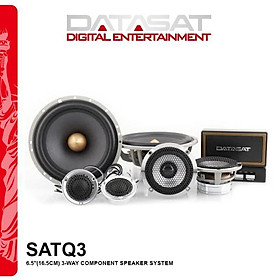 Loa ô tô boss 6.5 inch đường 16cm bass mạnh lời sáng - giá 2 loa - Loa DATASAT 3 way SAT Q3