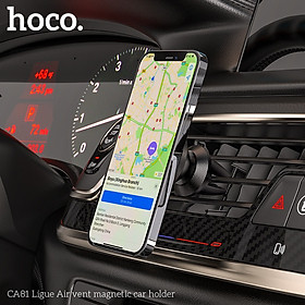 Mua Giá đỡ điện thoại cho ô tô Hoco CA105 (kiêm sạc không dây) / CA81 / CA76 hàng chính hãng - gắn cửa gió trên ô tô  dán nam châm từ tính