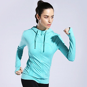 Áo khoác thể thao nữ, chống nắng, tập gym, yoga, fitness