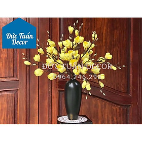 Mua Lọ hoa Bát Tràng - Bình hoa trang trí để bàn cao 34 cm - Màu đen